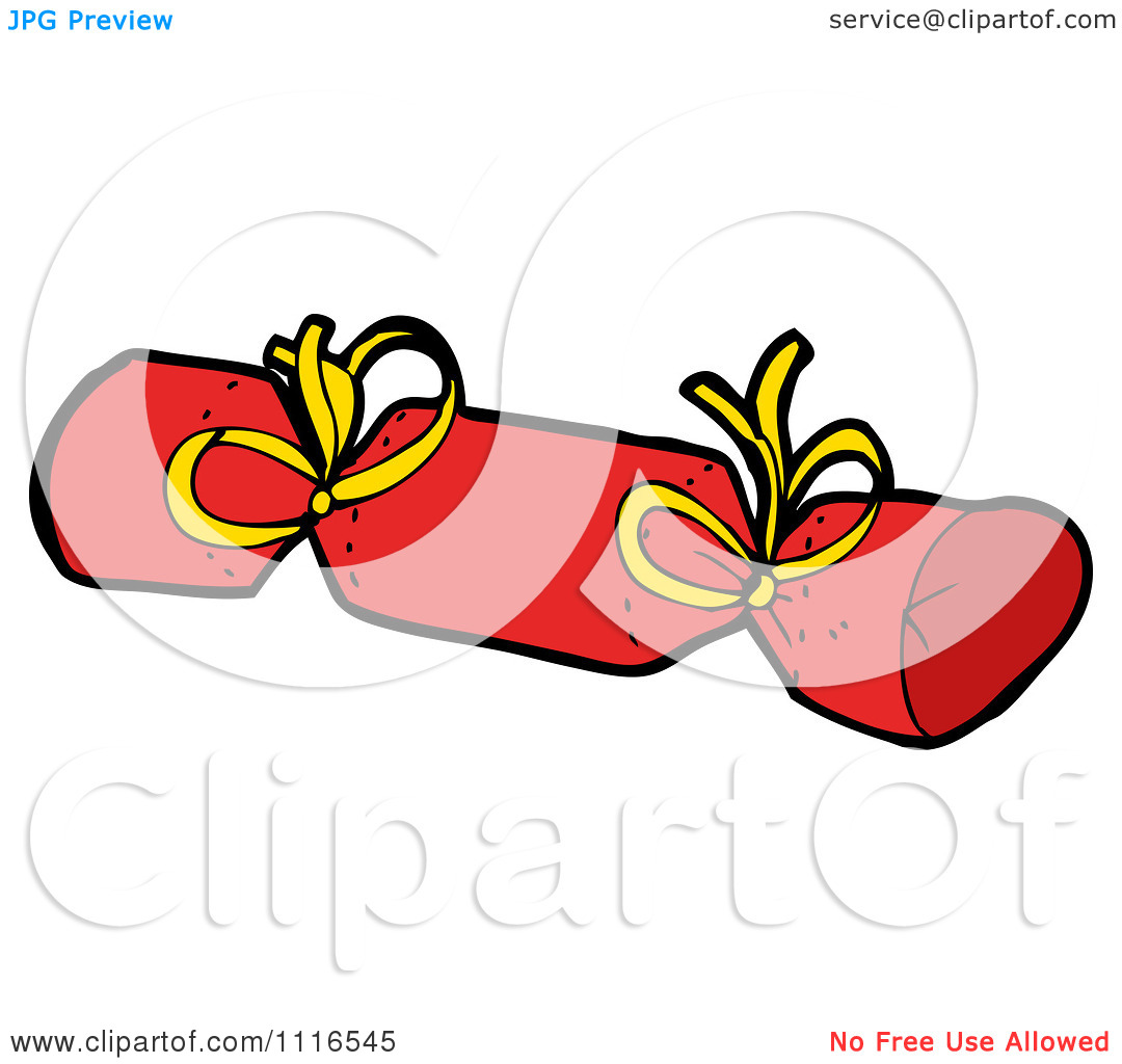 Gold Fish Cracker Clip Art Clipart Red Christmas Cracker 2 Royalty