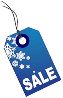 Holiday Christmas Christmas Signs Sale Tag Holiday Sale Tag Snowflakes