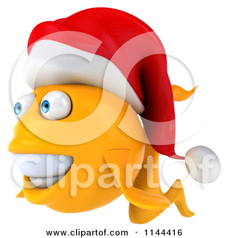 Royalty Free  Rf  Clipart Illustration Of A 3d Pink Fish With Big Lips