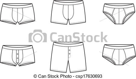 Vector Illustration Of Men S Underpants