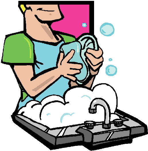 Washing Your Face Clipart Washing Up Clip Art