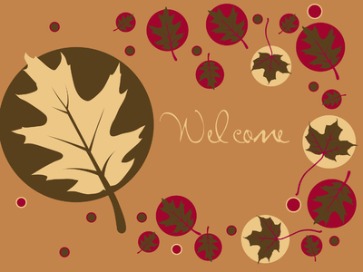 Welcome Clipart Nice Welcome For Power Point Pretty Leaves For Fall