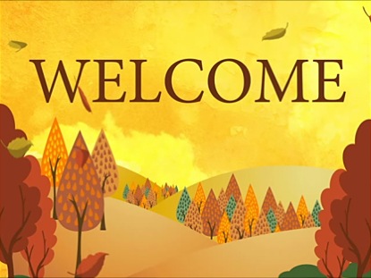Welcome To Church Fall Preview For Fall Welcome Video