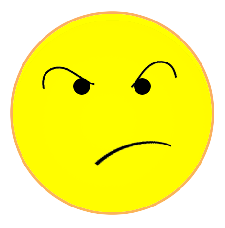 Angry Smiley Face Clipart Png