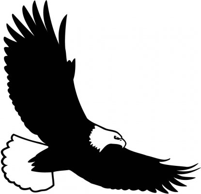 Bald Eagle Silhouette   Clipart Best