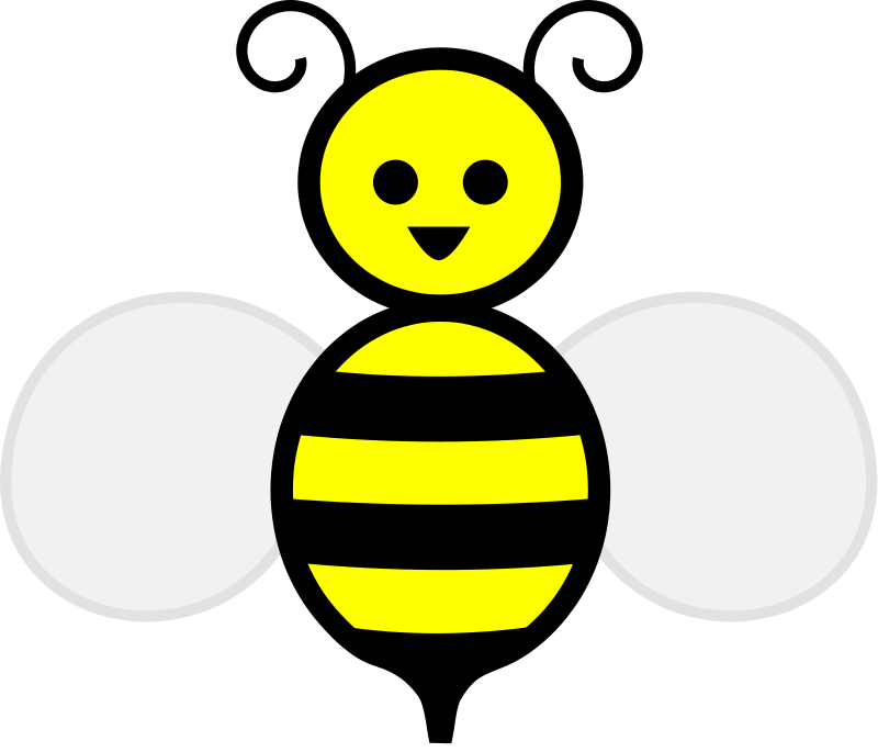 Bee   Free Stock Photo   Illustration Of A Cartoon Bee     14172
