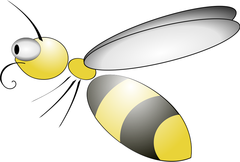 Bee   Free Stock Photo   Illustration Of A Cartoon Bee     14198