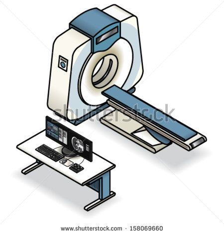 Cat Scan Machine Clip Art A Ct Cat Mri Scanner With