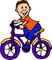 Child Clipart Cycling