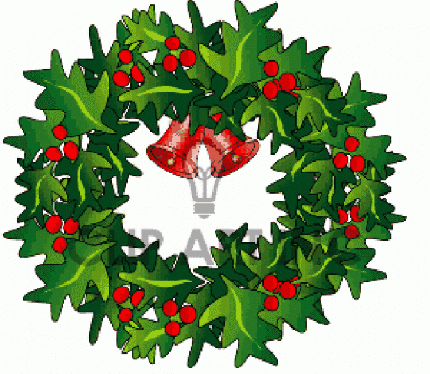 Clip Art Christmas Wreath