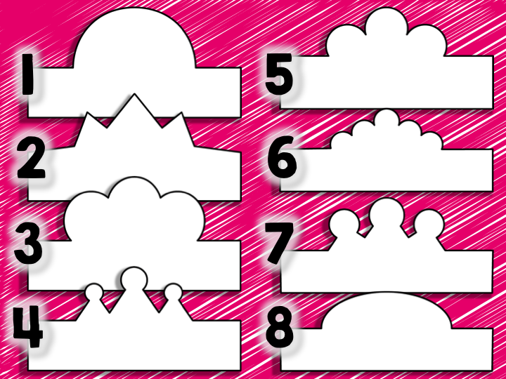 Clipart Make Your Own Crowns With My Clipart Templates 
