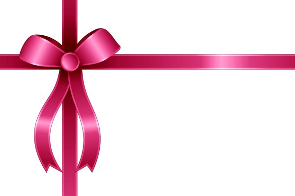 Color Ribbon And Bow 4  Color Ribbon With A Bow On The Background Of