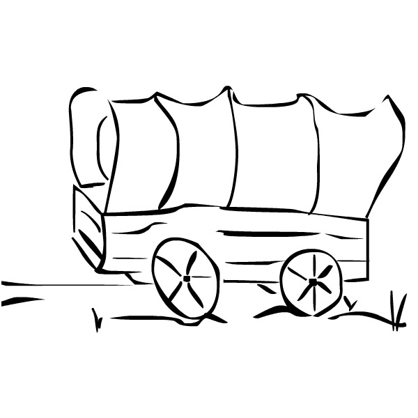 Covered Wagon Clip Art
