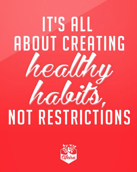 Create Healthy Habits Not Restrictions Create Healthy Habits