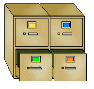 File Folders And File Cabinets   File Cabinets   Clip Art Of File