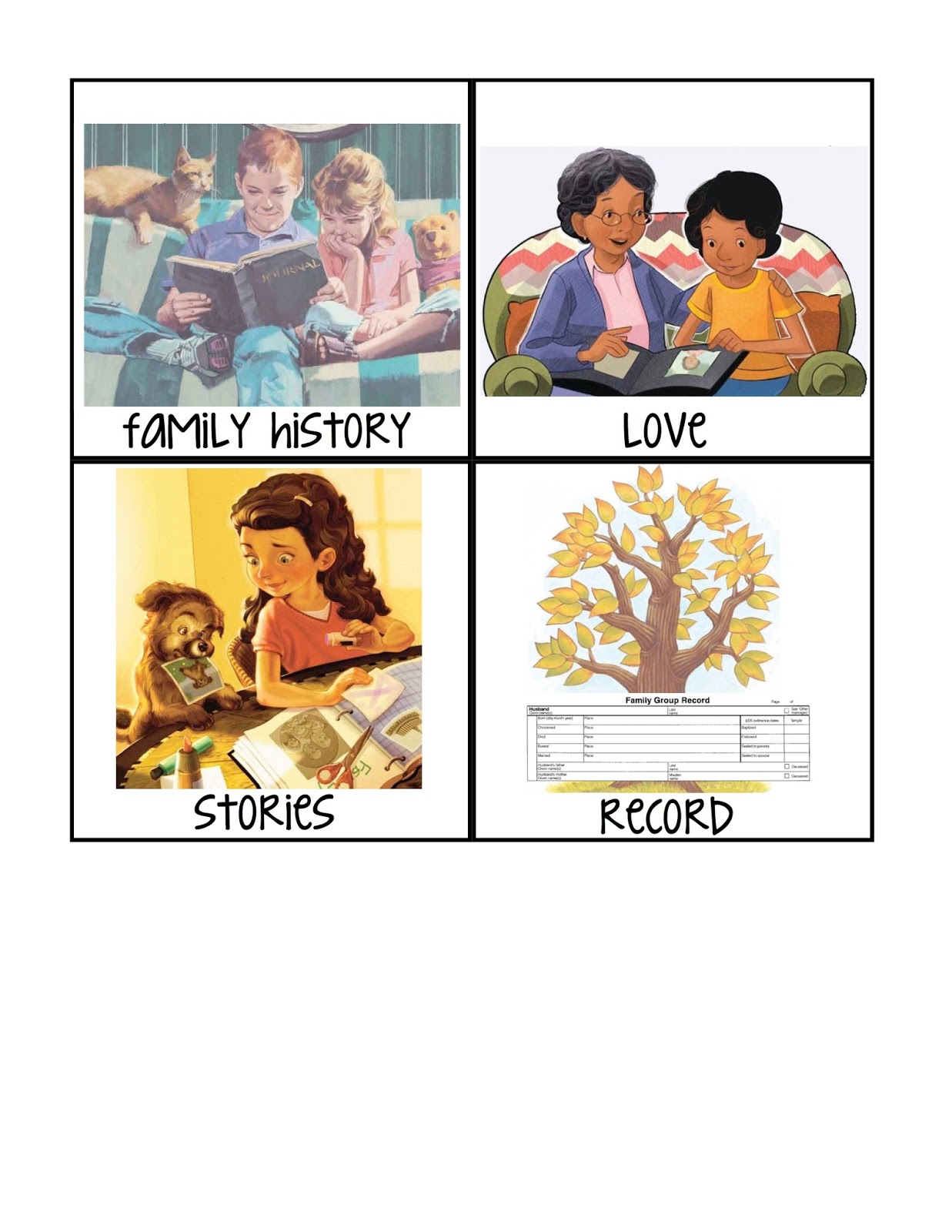 Lds Clipart Family History I Made These Simple Clip Art