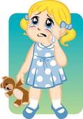 Sad Little Girl Crying Clip Art Clipart Sad Girl Crying