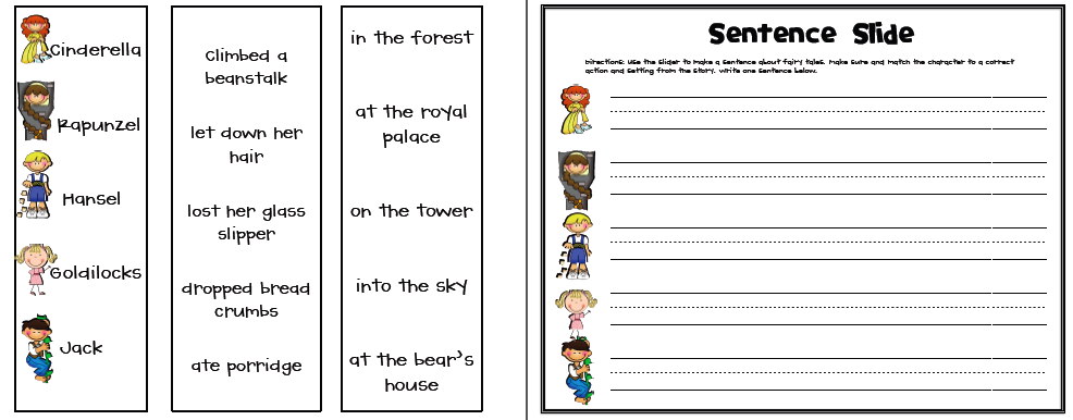 Sarah S First Grade Snippets  Fairy Tale Literacy Pack