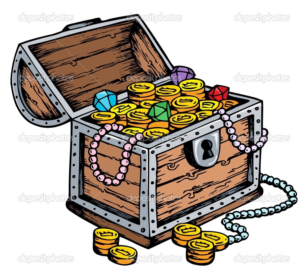 Treasure Chest Drawing   Stock Vector   Clairev  11550860