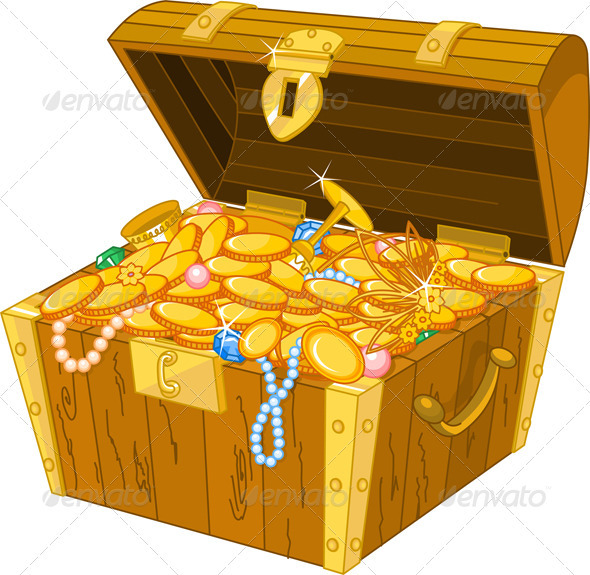 Treasure Chest   Objects Vectors