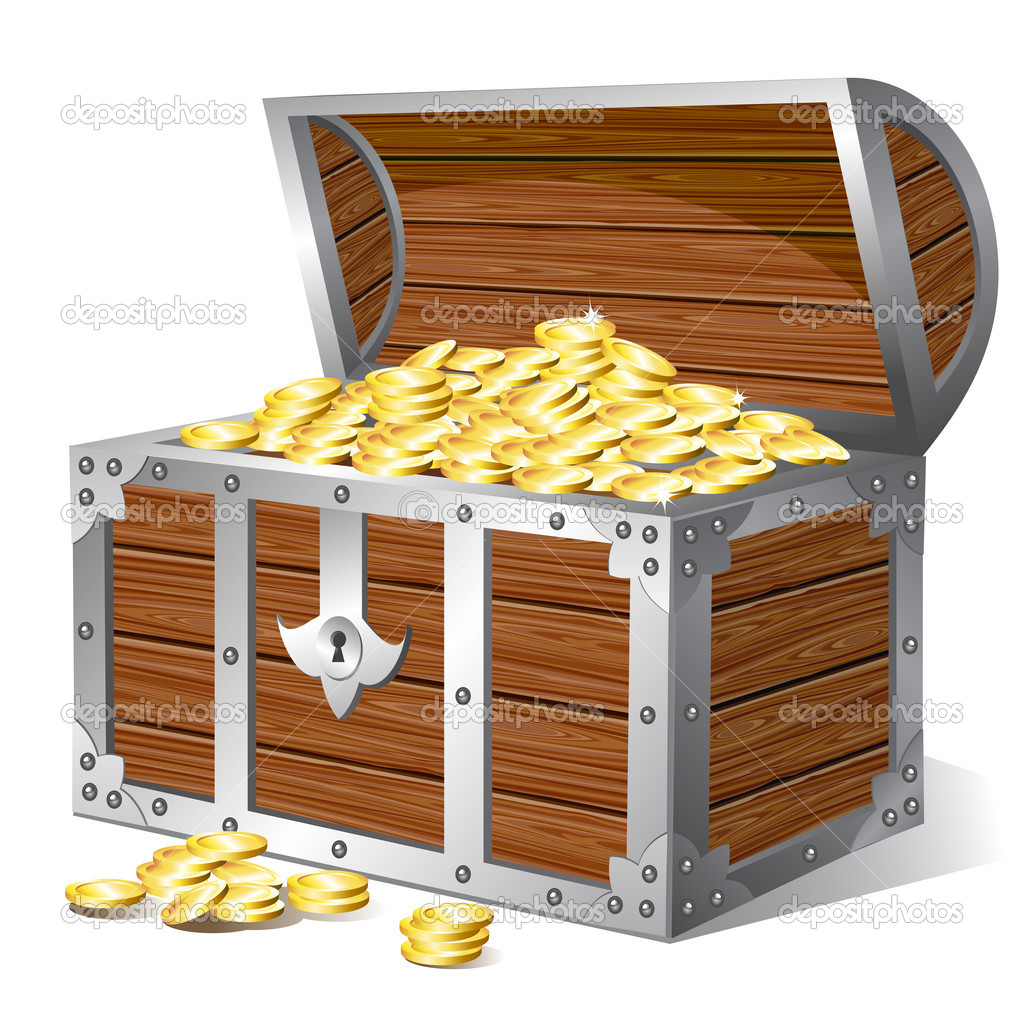 Treasure Chest   Stock Vector   Elenita  9352926