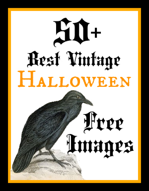 50  Best Vintage Halloween Images By The Graphics Fairy