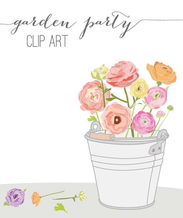 Garden Party Clip Art   Thumbnail 1