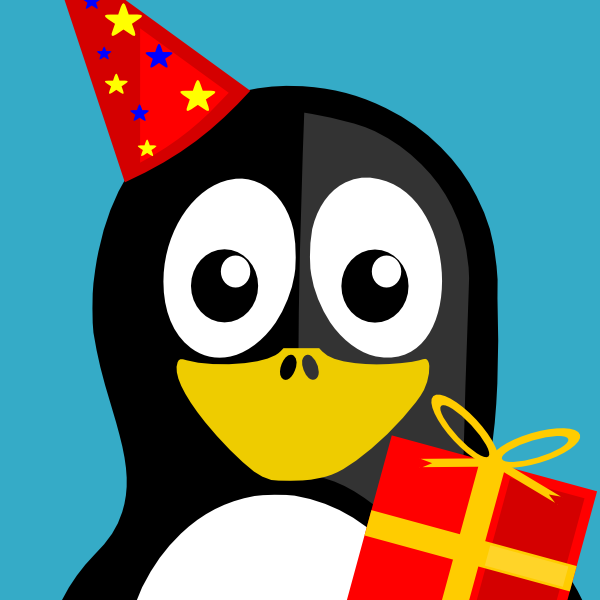 Happy Birthday Penguin Clip Art
