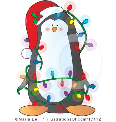 Happy Holidays Penguin Clip Art Holiday Penguin Clipart