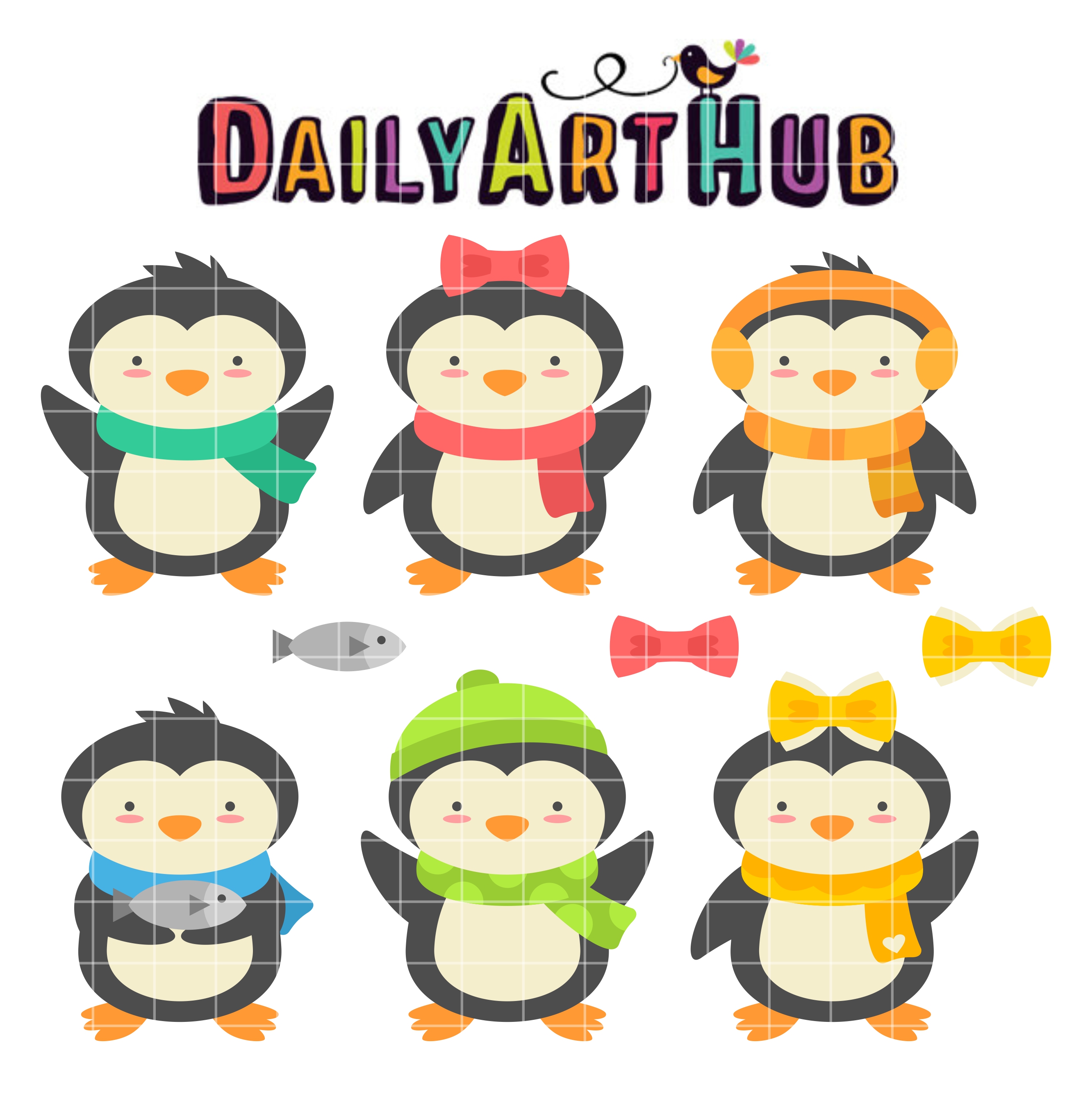 Happy Penguins Clip Art Set   2 99 Happy Penguins Clip Art Set Add To    