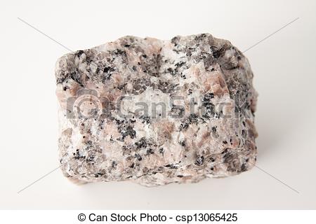 Igneous Rock Clipart Isolated Over White Macro Photo Of Igneous Rock