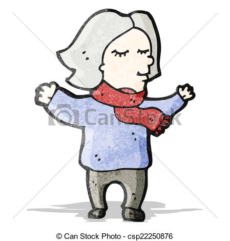 Illustration Of Cartoon Middle Aged Woman Csp22250876   Search Clipart