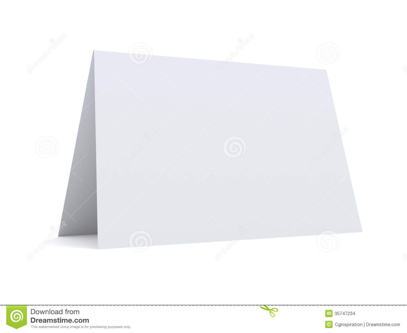 Isolated Folded Paper Stock Images   Image  35747234