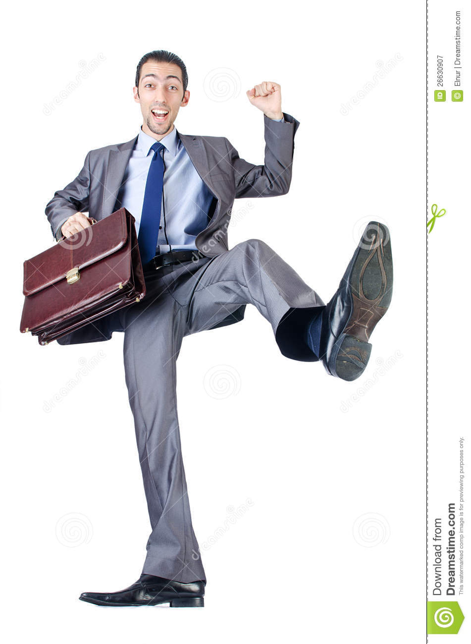 Man With Briefcase Royalty Free Stock Photography   Image  26630907