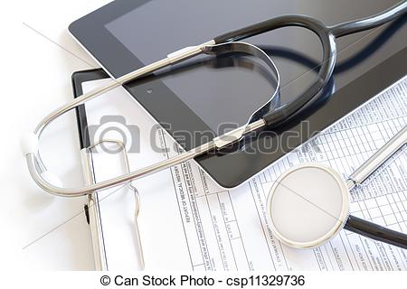 Stock Photo   Online Health Benefits Claim Form   Stock Image Images