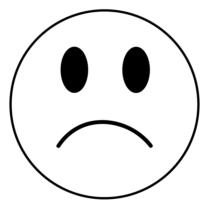 17 Sad Face Clip Art Black And White   Free Cliparts That You Can