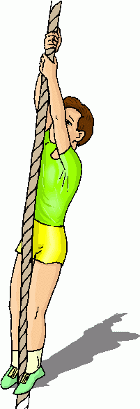 Boy Climbing Rope Clipart   Boy Climbing Rope Clip Art