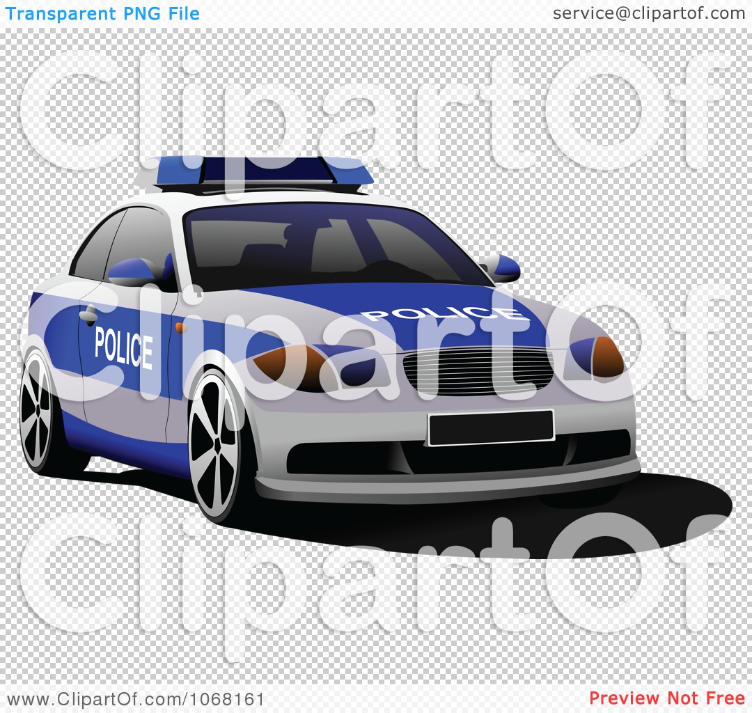 Clipart Cop Car 2   Royalty Free Vector Illustration By Leonid