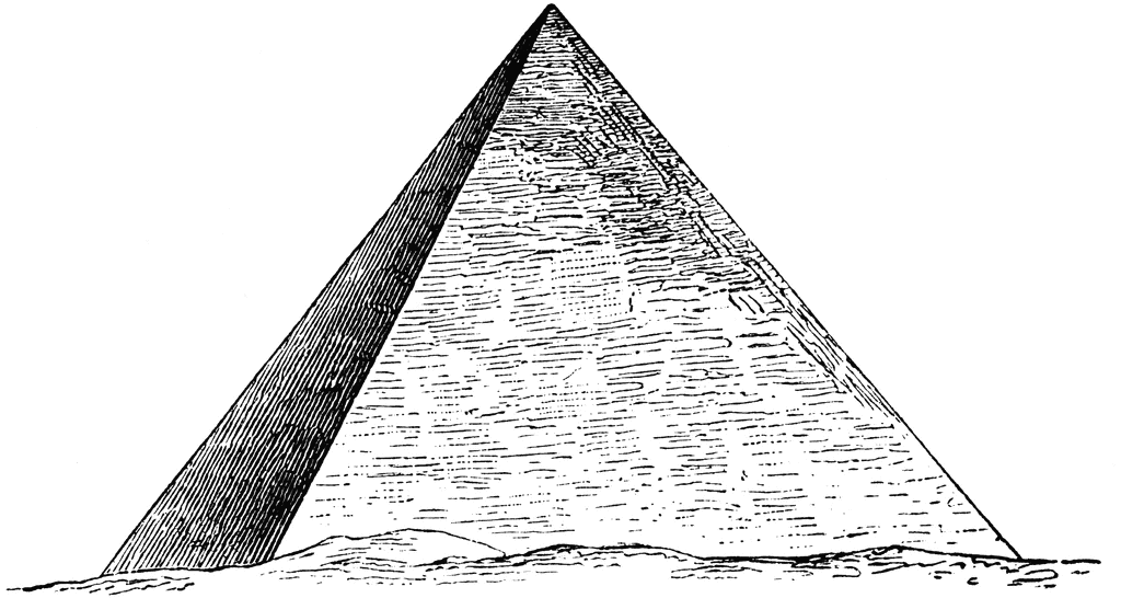 Great Pyramid Of Giza   Clipart Etc