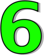 Green    Signs Symbol Alphabets Numbers Outlined Numbers Green