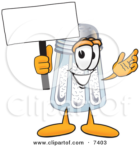 No Salt Shaker Clipart Salt Shaker Mascot Cartoon
