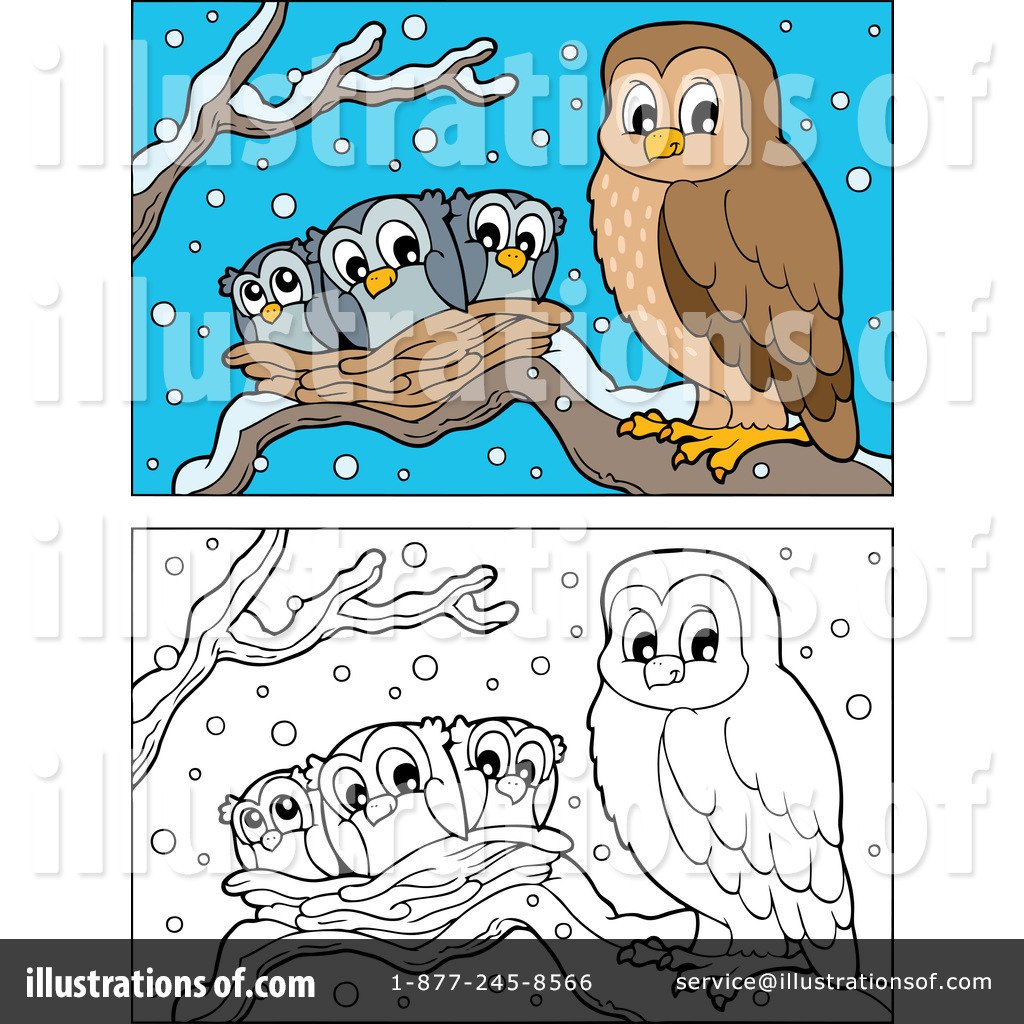 Owl Clipart  1154552 By Visekart   Royalty Free  Rf  Stock    
