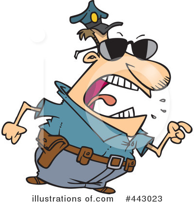 Royalty Free  Rf  Police Clipart Illustration By Ron Leishman   Stock