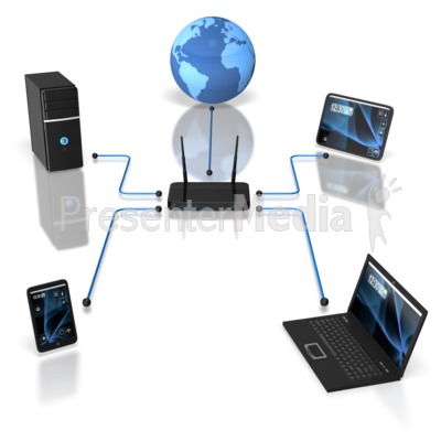 Wireless Device Network   Science And Technology   Great Clipart For