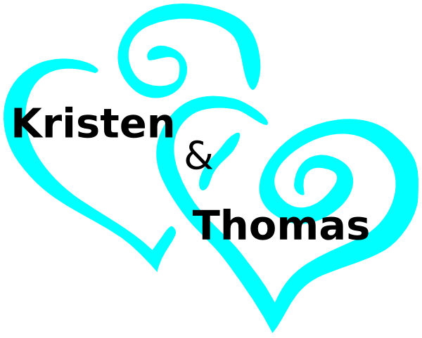 Blue Heart Wedding Clip Art At Clker Com Vector Clip Art Online