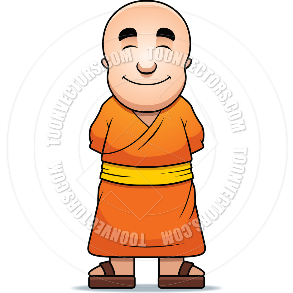 Buddhist Monk Clipart