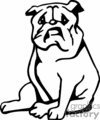 Bulldog Bulldogs Dog Dogs Animals Canine Canines Bab0117 Gif Clip Art
