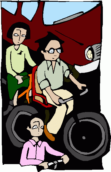 Chinese People On Bicycles Clipart   Chinese People On Bicycles Clip    