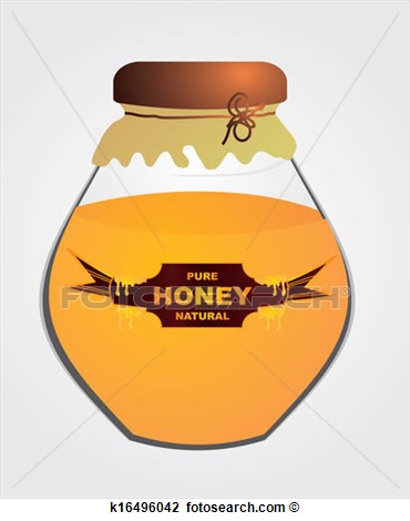 Clipart   Liquid Honey Jar Vector Art Design  Fotosearch   Search Clip