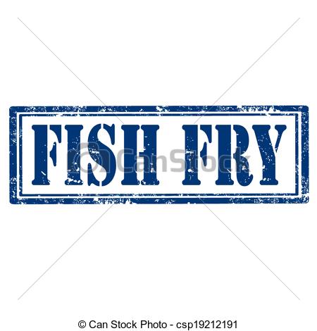 Eps Vectors Of Fish Fry Stamp   Grunge Rubber Stamp With Text Fish Fry